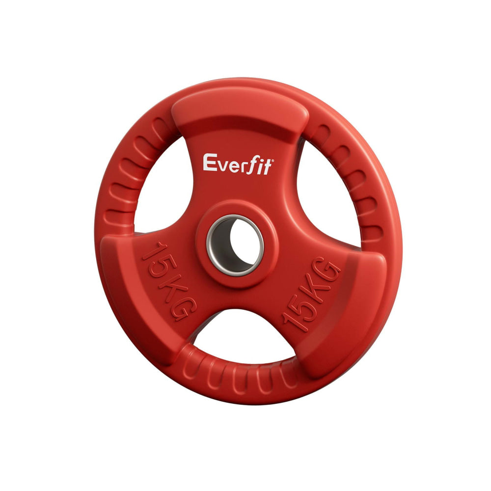 Weight Plates Standard 15kg Dumbbell Barbell Plate Lifting Home Gym Red Sports & Fitness Fast shipping On sale
