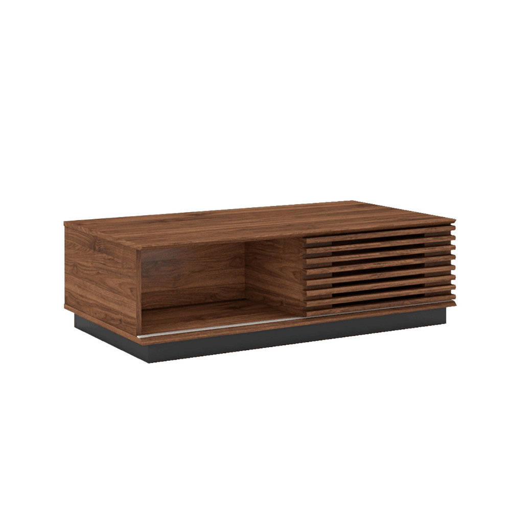 Wesley Wooden Rectangular Coffee Tea Table - Columbia & Black Fast shipping On sale