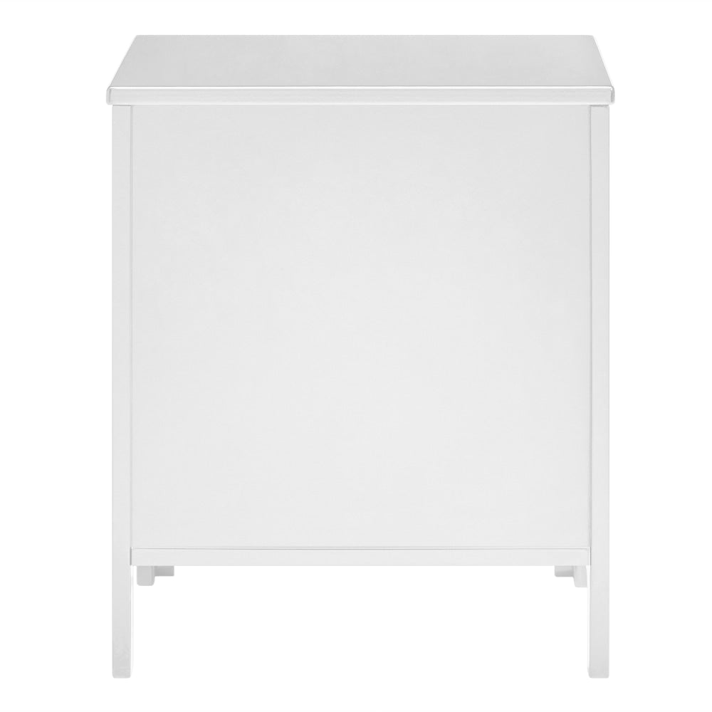 Wilkins Arched Cube End Lamp Side Table Open Shelf White Fast shipping On sale