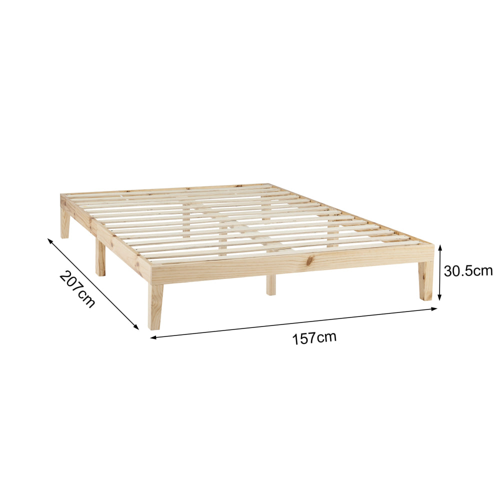 William Wood Bed Frame Natural Single Fast shipping On sale