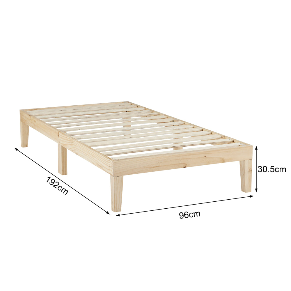 William Wood Bed Frame Natural Fast shipping On sale