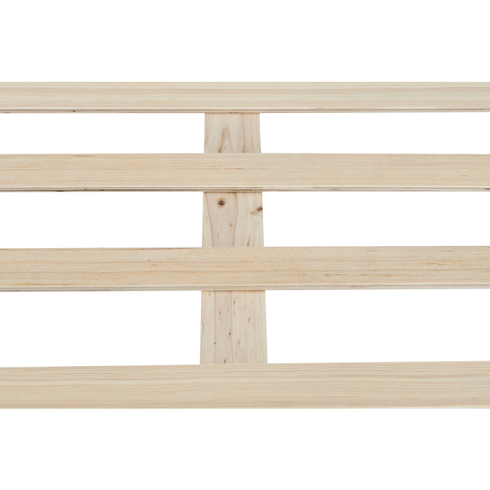 William Wood Bed Frame White Double Fast shipping On sale