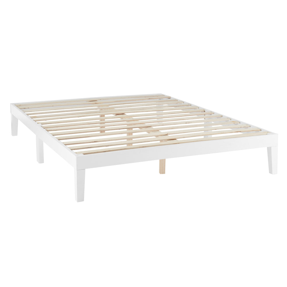 William Wood Bed Frame White Fast shipping On sale