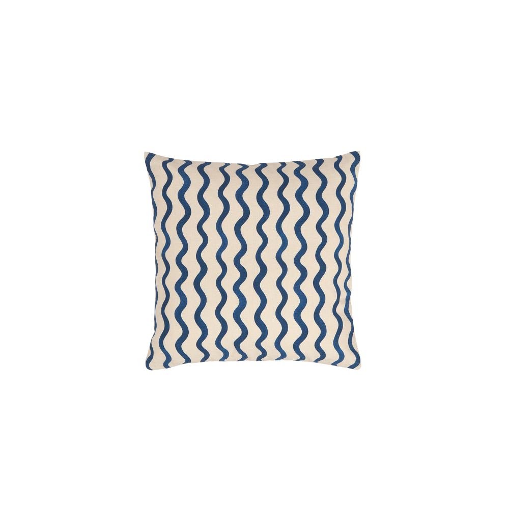 Willow Waves Cushion Decorative Pillow Capri Blue Fast shipping On sale