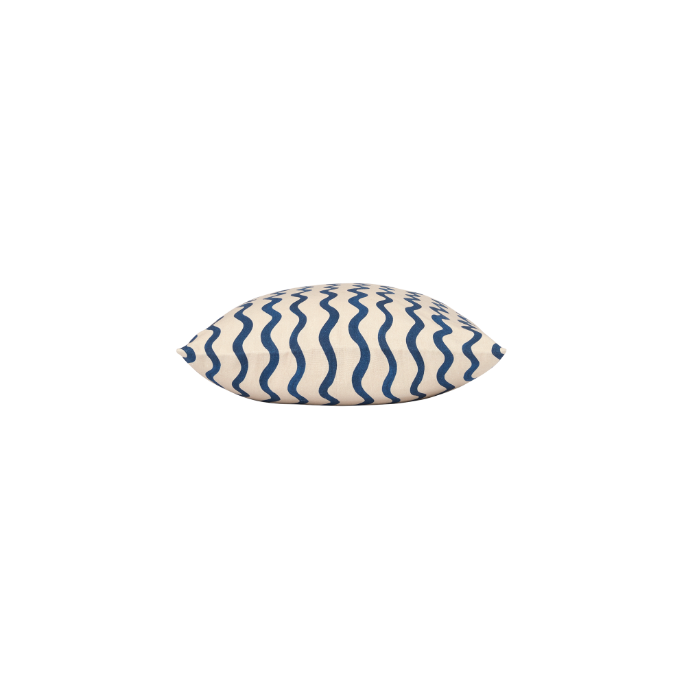 Willow Waves Cushion Decorative Pillow Capri Blue Fast shipping On sale