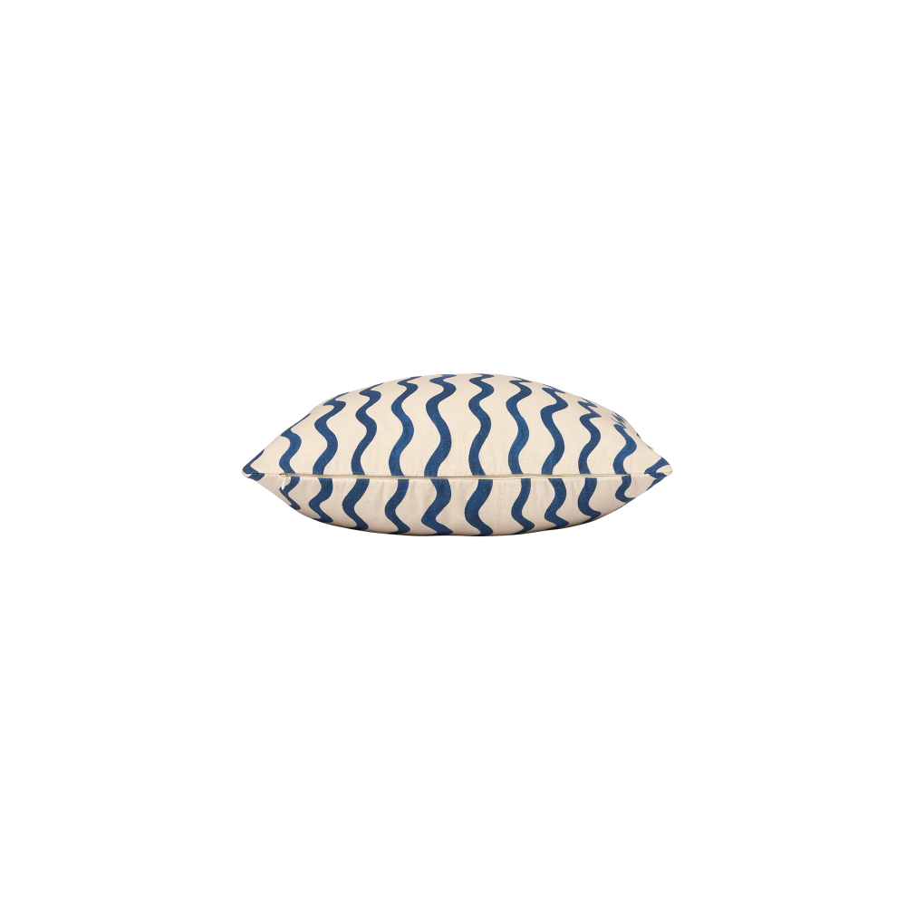 Willow Waves Cushion Decorative Pillow Capri Blue Fast shipping On sale