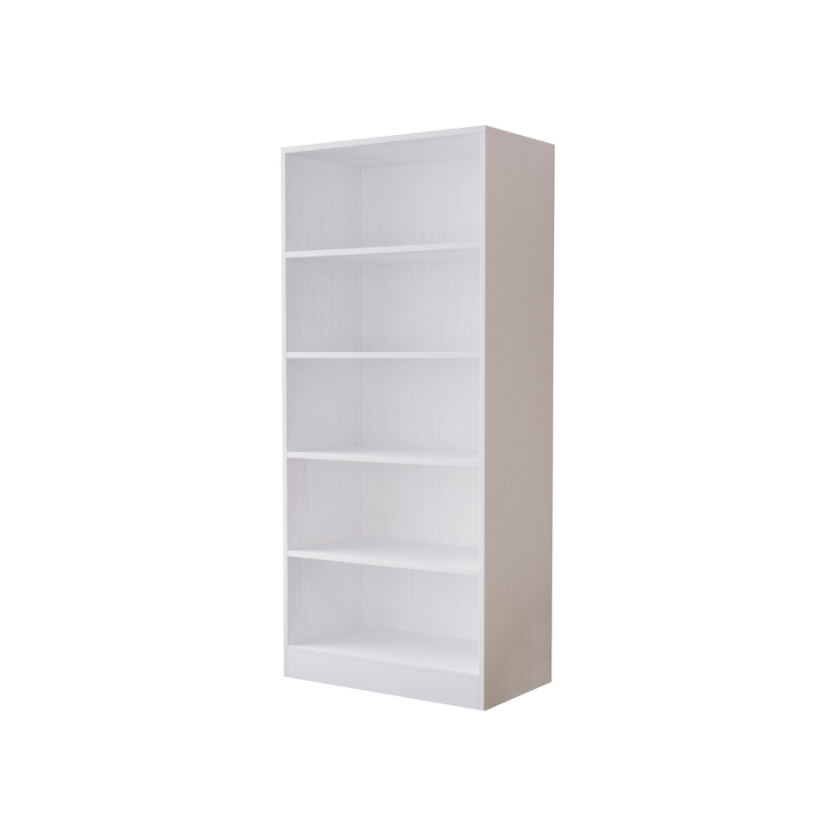 Wooden Stylish Modern Wardrobe 5-Shelves 80cm - White Fast shipping On sale