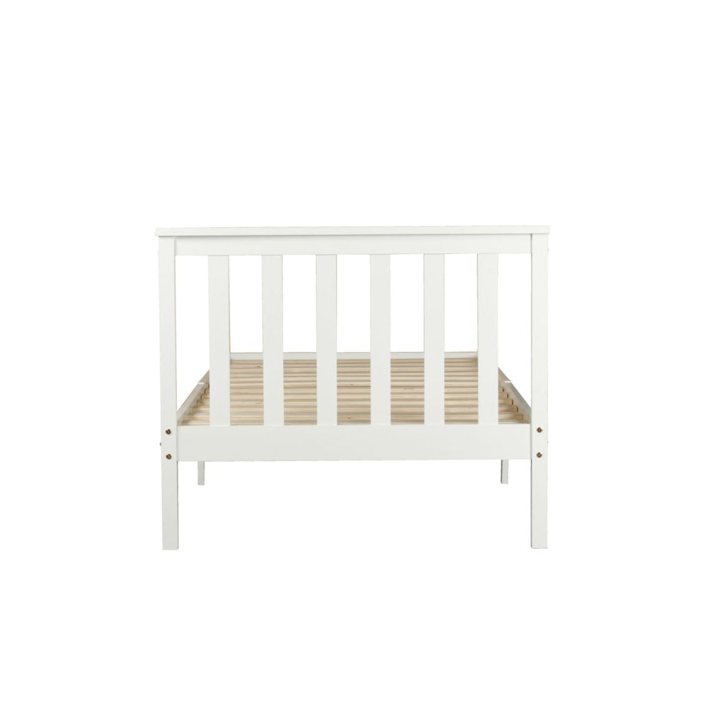 Wooden Timber Solid Pine King Single Size Bed Frame - White Fast shipping On sale