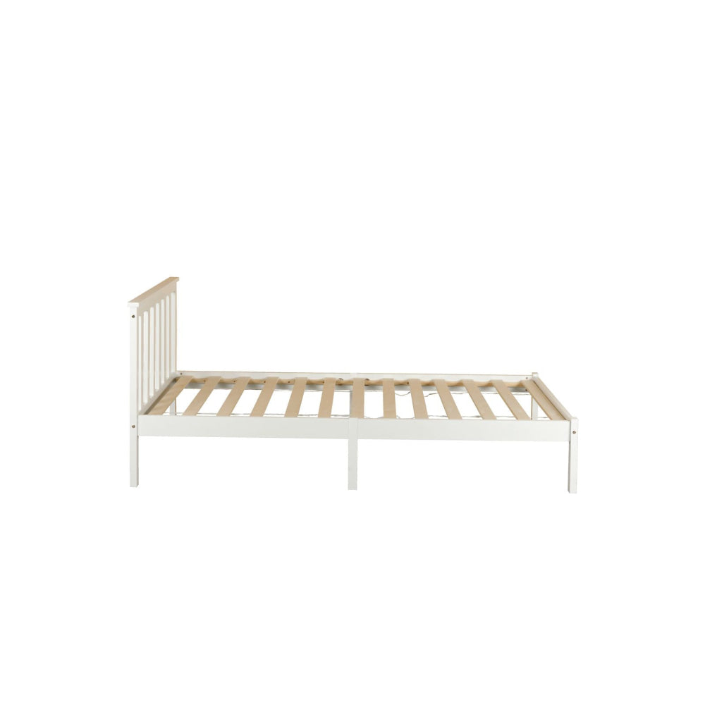 Wooden Timber Solid Pine King Single Size Bed Frame - White Fast shipping On sale