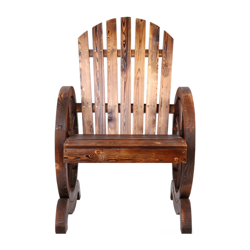 Wooden Wagon Chair Outdoor Furniture Fast shipping On sale