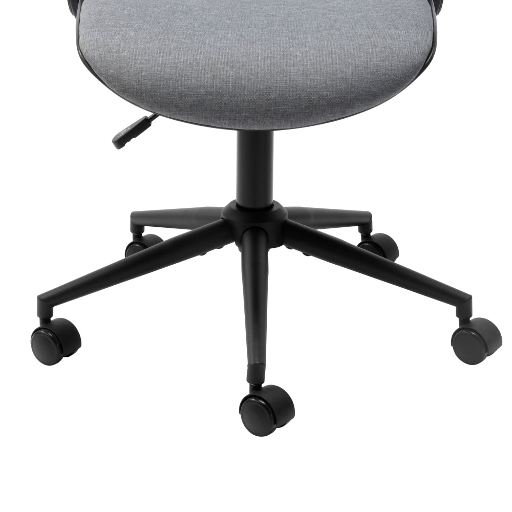 Wyatt Linen Fabric Office Computer Task Desk Chair Height Adjustable Grey Fast shipping On sale