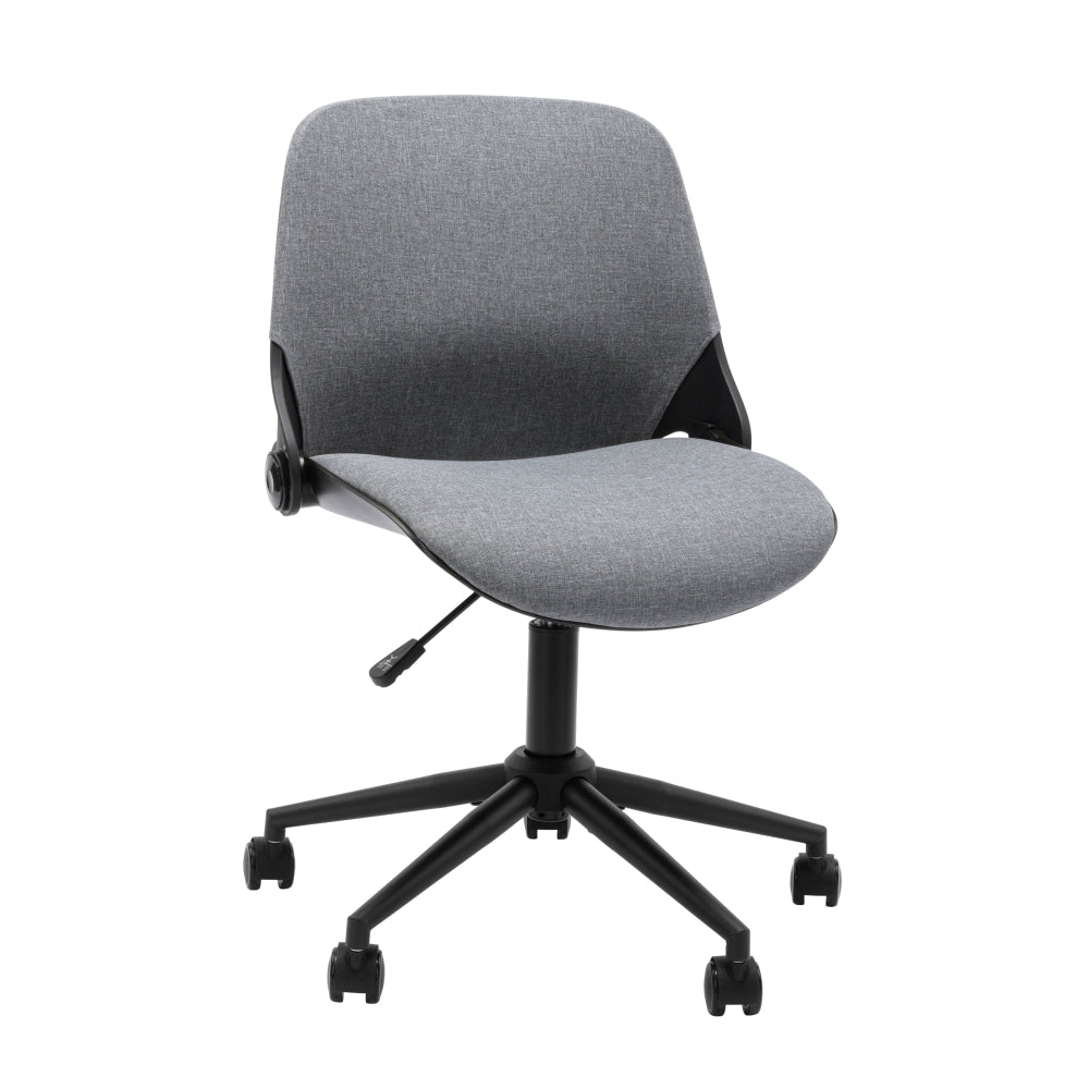 Wyatt Linen Fabric Office Computer Task Desk Chair Height Adjustable Grey Fast shipping On sale