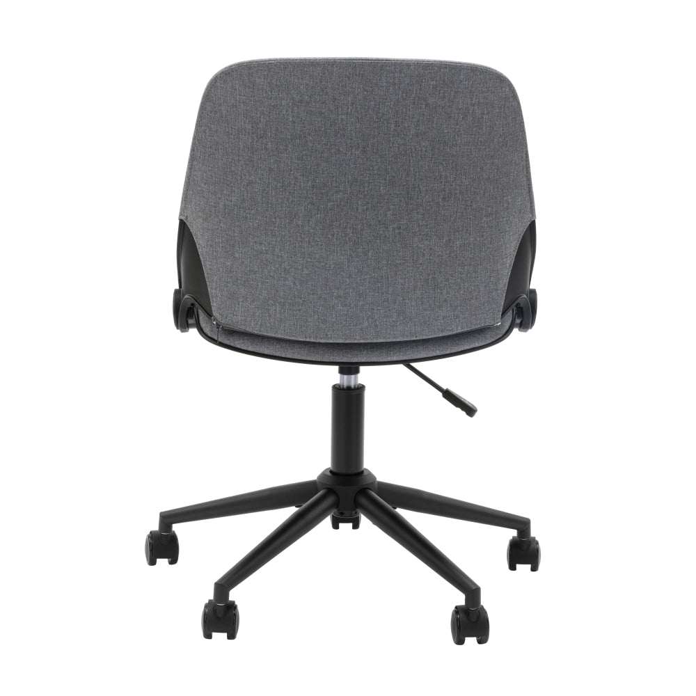 Wyatt Linen Fabric Office Computer Task Desk Chair Height Adjustable Grey Fast shipping On sale