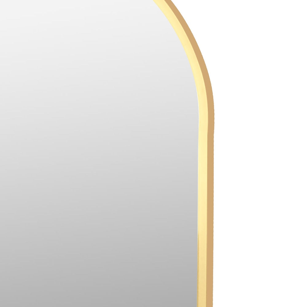 Yezi Wall Mirror Bathroom Decor Vanity Haning Makeup Mirrors Frame Gold Oval Fast shipping On sale
