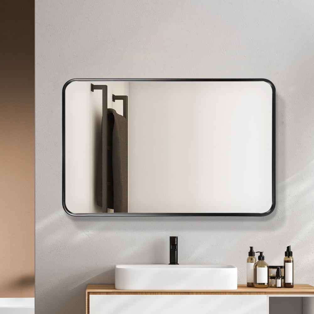 Yezi Wall Mirror Rectangle Bathroom Vanity Makeup Mirrors Large Home Decor Frame Fast shipping On sale