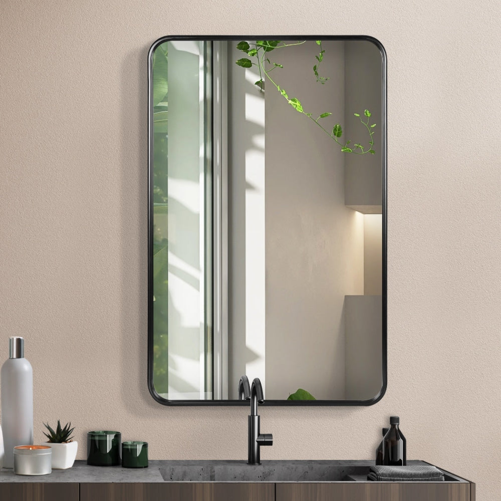 Yezi Wall Mirror Rectangle Bathroom Vanity Makeup Mirrors Large Home Decor Frame Fast shipping On sale