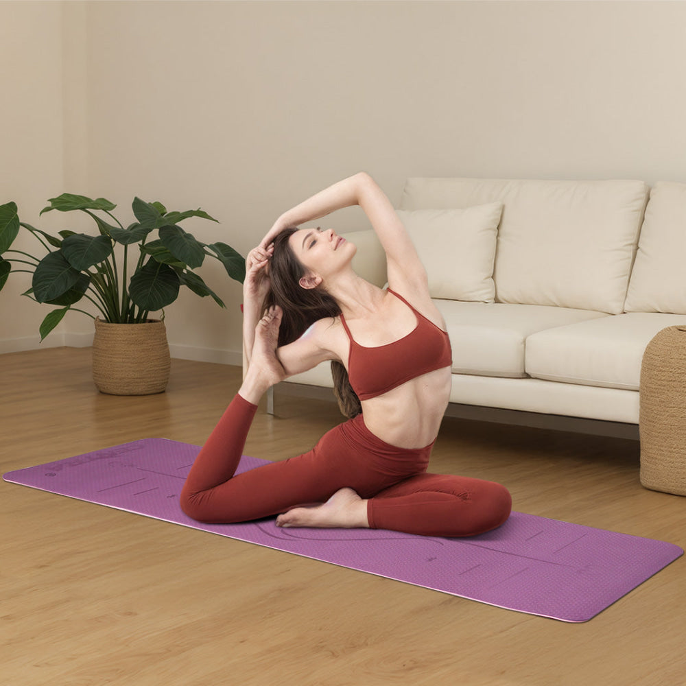 6mm Eco-Friendly Non-Slip & Portable Exercise Sports Fitness Fast shipping On sale