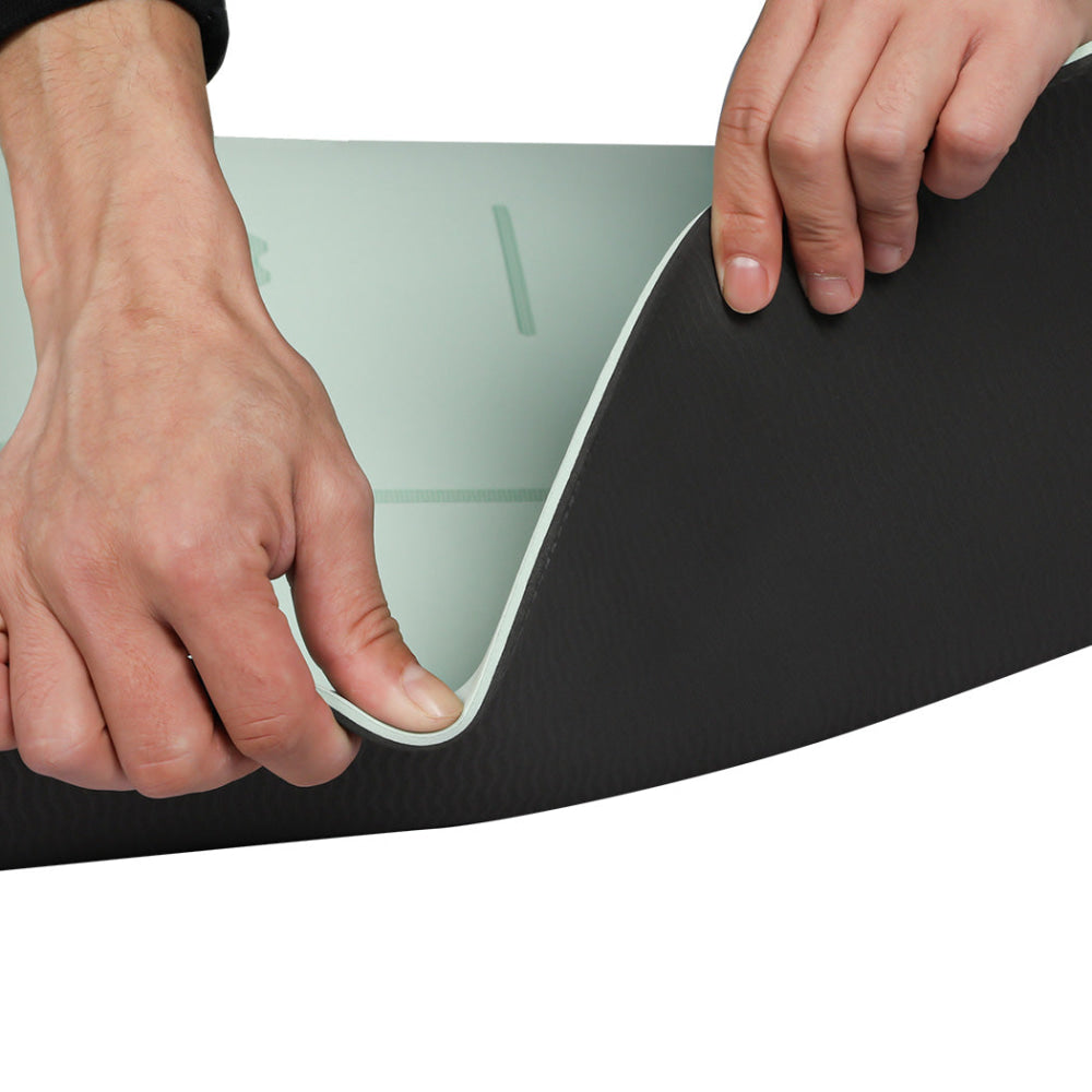 6mm Thick Body Alignment Lines & Non-Slip Surface Sports Fitness Fast shipping On sale