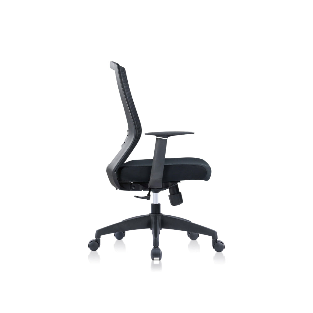 Yolo Mesh Back Fabric Seat Computer Working Task Office Chair Black Fast shipping On sale