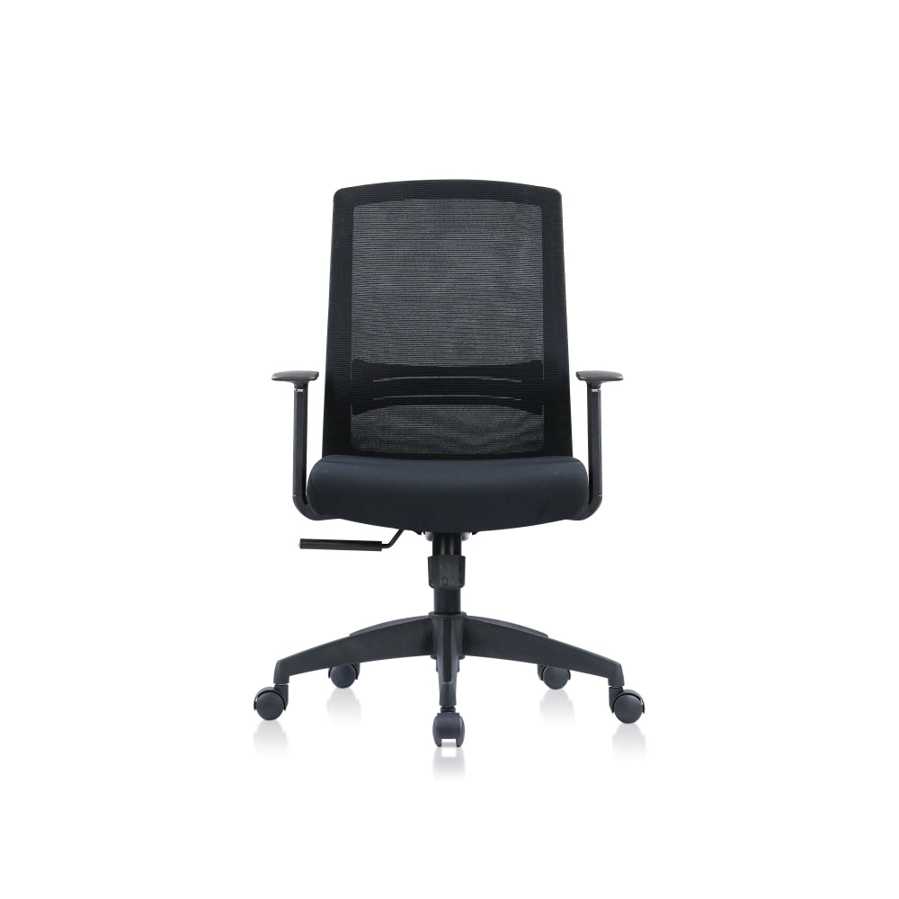 Yolo Mesh Back Fabric Seat Computer Working Task Office Chair Black Fast shipping On sale