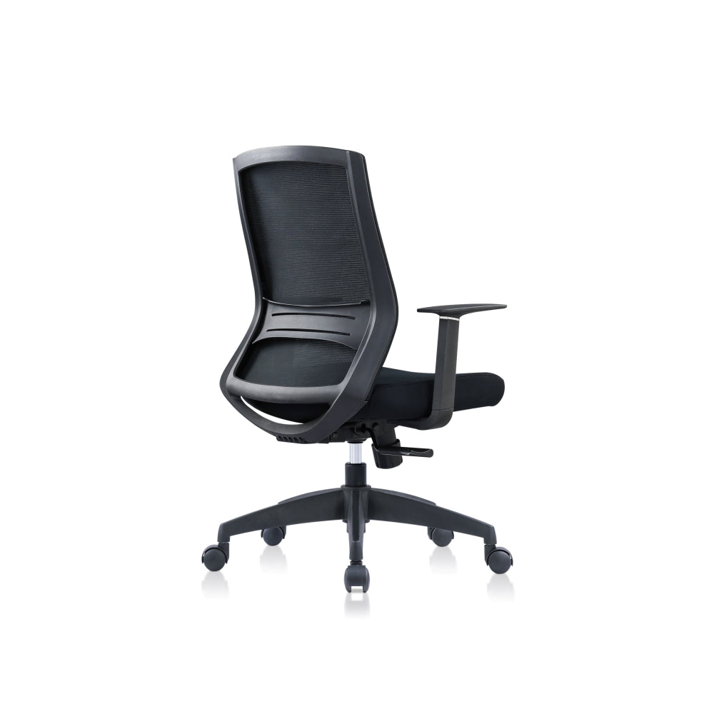 Yolo Mesh Back Fabric Seat Computer Working Task Office Chair Black Fast shipping On sale