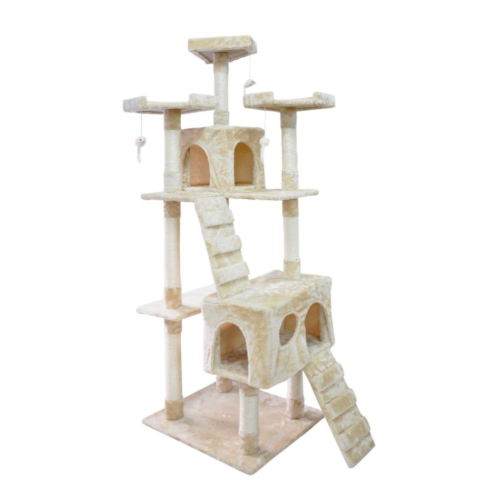 1,8M Cat Scratching Post Tree Gym House Condo Furniture Scratcher Pole Supplies Fast shipping On sale