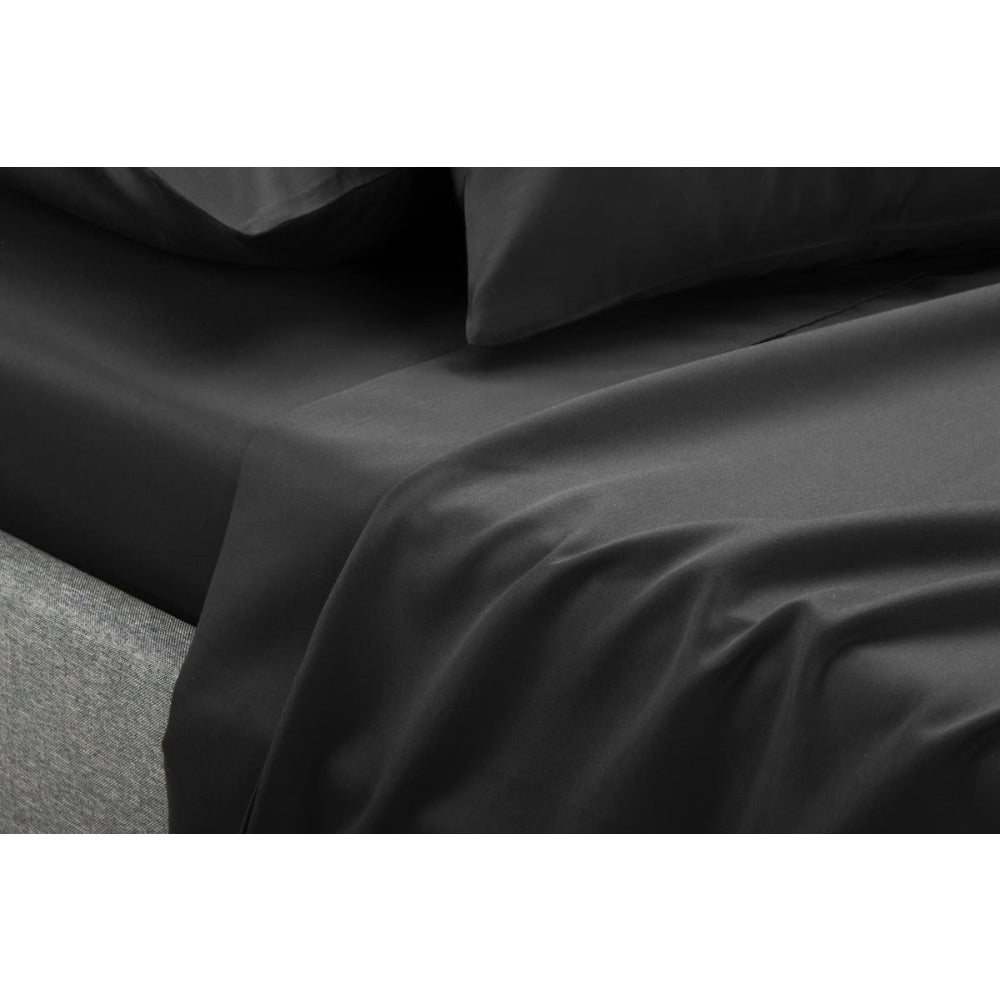 1000TC Cotton Rich Bed Sheet Set - Forged Iron King Fast shipping On sale