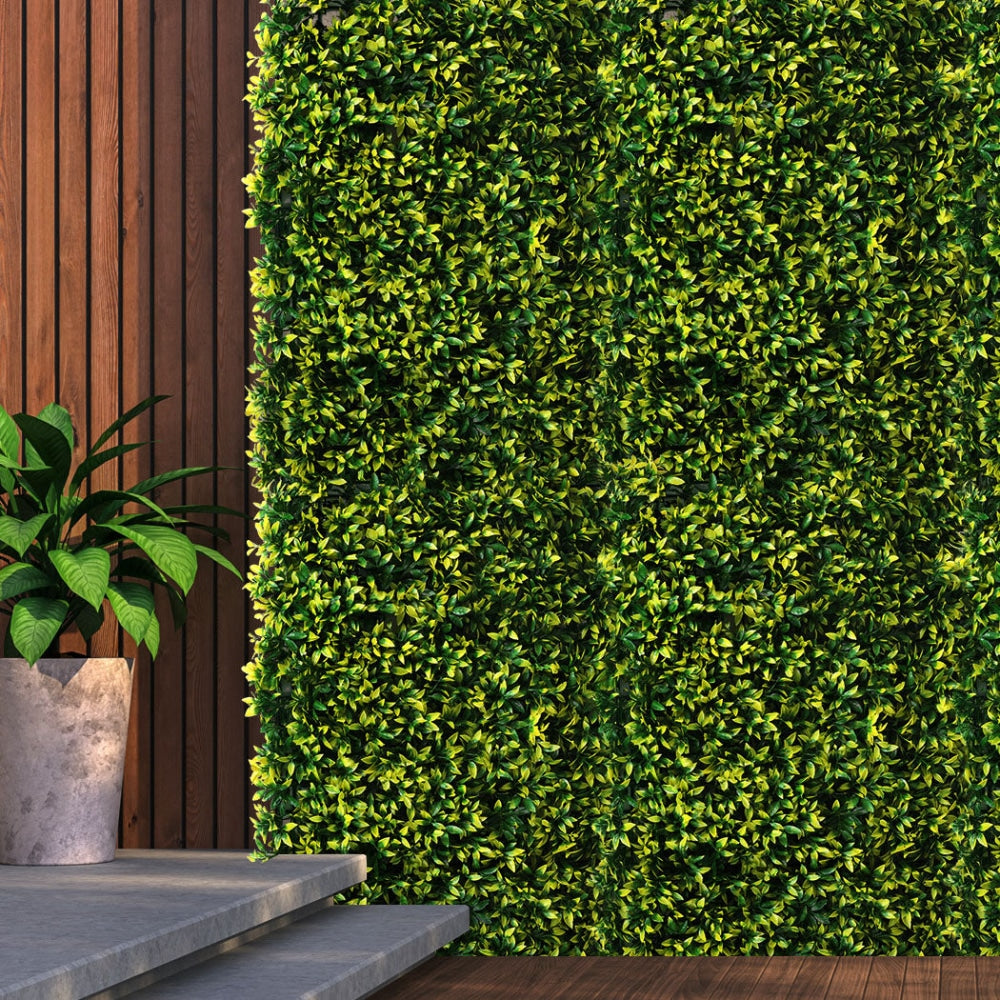 10x Marlow Artificial Boxwood Hedge Fence Fake Vertical Garden Green Outdoor Plant Fast shipping On sale