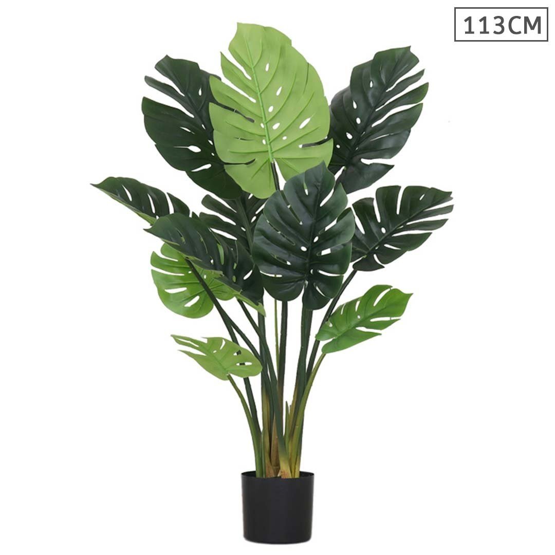 113cm Artificial Indoor Potted Turtle Back Fake Decoration Tree Flower Pot Plant Fast shipping On sale