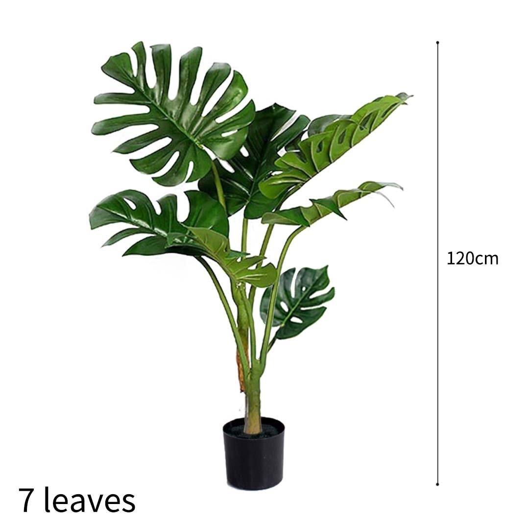 120cm Artificial Green Indoor Turtle Back Fake Decoration Tree Flower Pot Plant Fast shipping On sale