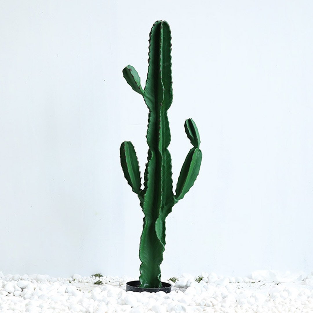 120cm Green Artificial Indoor Cactus Tree Fake Plant Simulation Decorative 6 Heads Fast shipping On sale