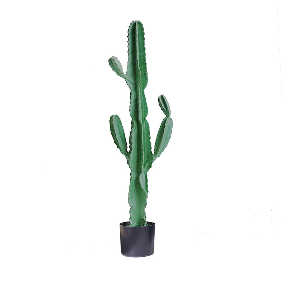 120cm Green Artificial Indoor Cactus Tree Fake Plant Simulation Decorative 6 Heads Fast shipping On sale