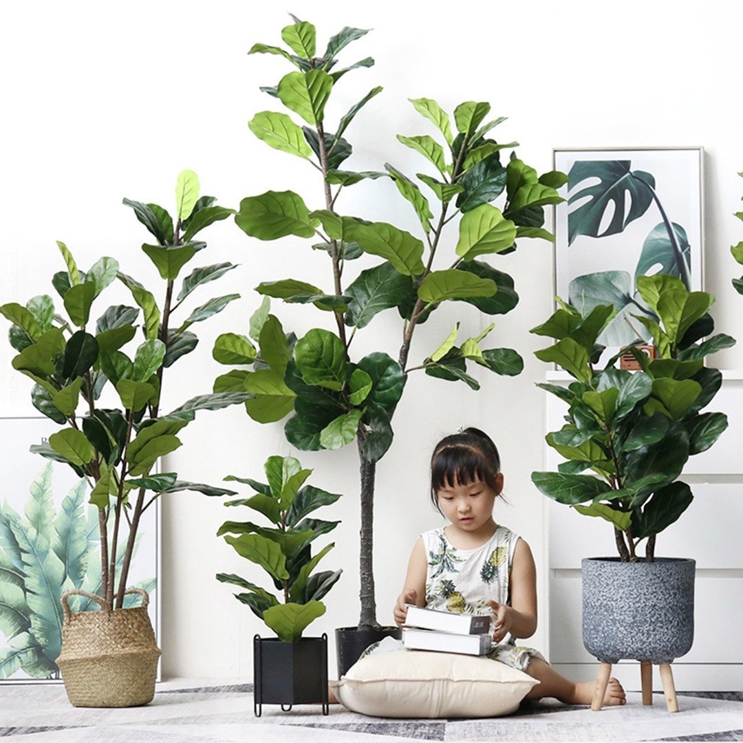 120cm Green Artificial Indoor Qin Yerong Tree Fake Plant Simulation Decorative Fast shipping On sale