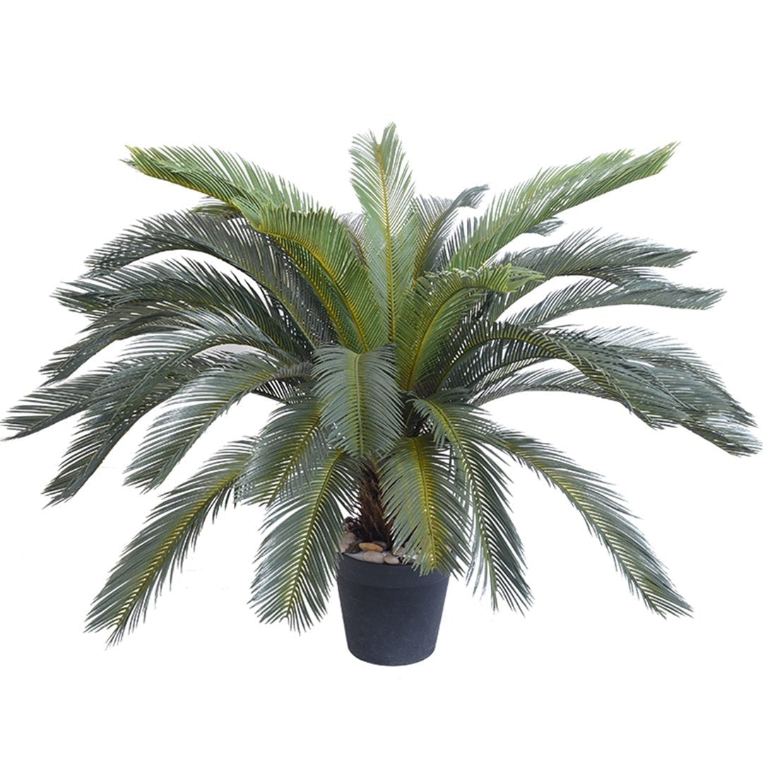 125cm Artificial Indoor Cycas Revoluta Cycad Sago Palm Fake Decoration Tree Pot Plant Fast shipping On sale