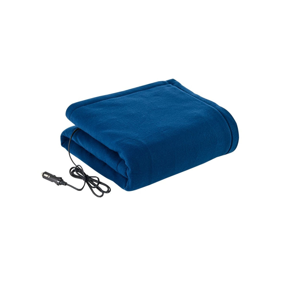 12v Car Electric Blanket - Navy Fast shipping On sale
