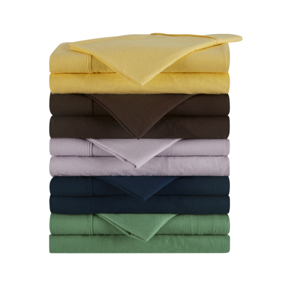 150GSM Cotton Flannelette Bed Sheet Set - Honeycomb Double Fast shipping On sale