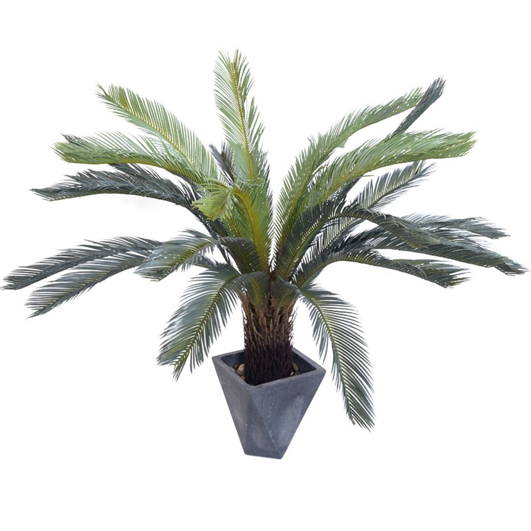 155cm Artificial Indoor Cycas Revoluta Cycad Sago Palm Fake Decoration Tree Pot Plant Fast shipping On sale