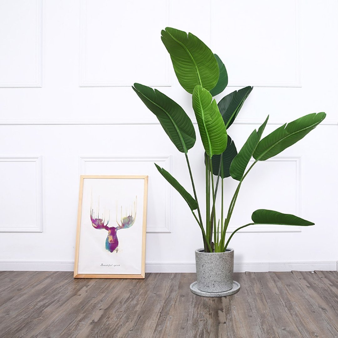 180cm Green Artificial Indoor Nordic Wind Traveller Banana Plant Fake Decorative Tree Fast shipping On sale