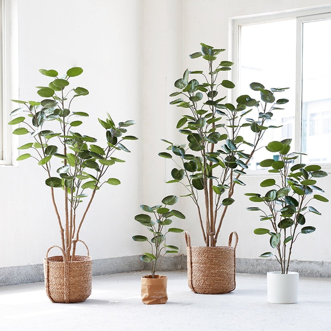 180cm Green Artificial Indoor Pocket Money Tree Fake Plant Simulation Decorative Fast shipping On sale