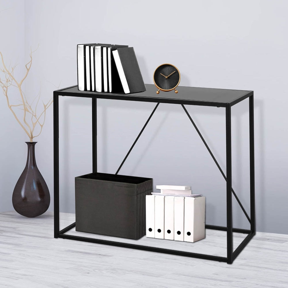 2-Tier Console Table Office Furniture Desk Hallway Side Entry Hall Display Shelf Fast shipping On sale