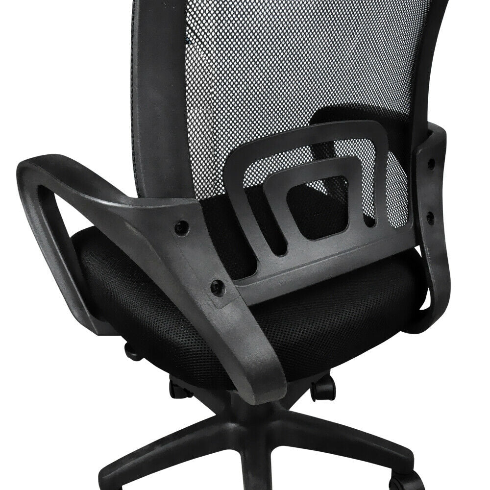 2 x Ergonomic Mesh Computer Home Office Desk Midback Task Black Adjustable Chair Fast shipping On sale
