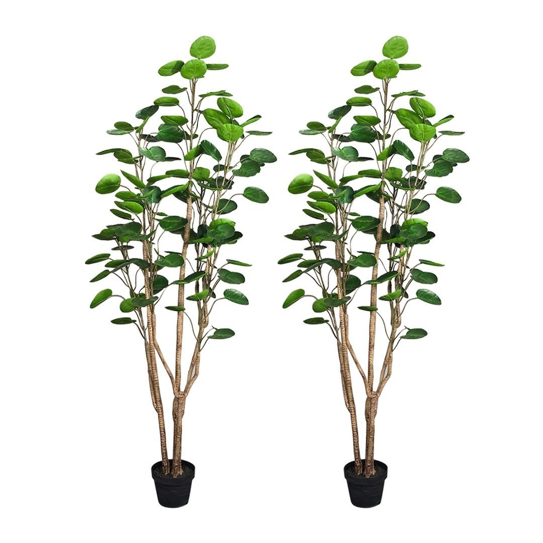 2X 150cm Green Artificial Indoor Pocket Money Tree Fake Plant Simulation Decorative Fast shipping On sale