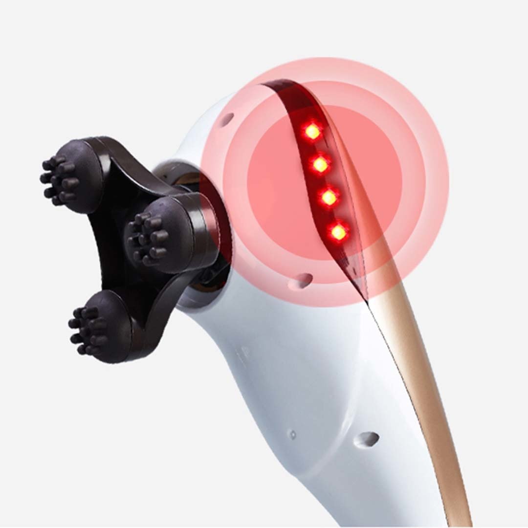 2X 6 Heads Portable Handheld Massager Soothing Stimulate Blood Flow Shoulder Gold Fast shipping On sale