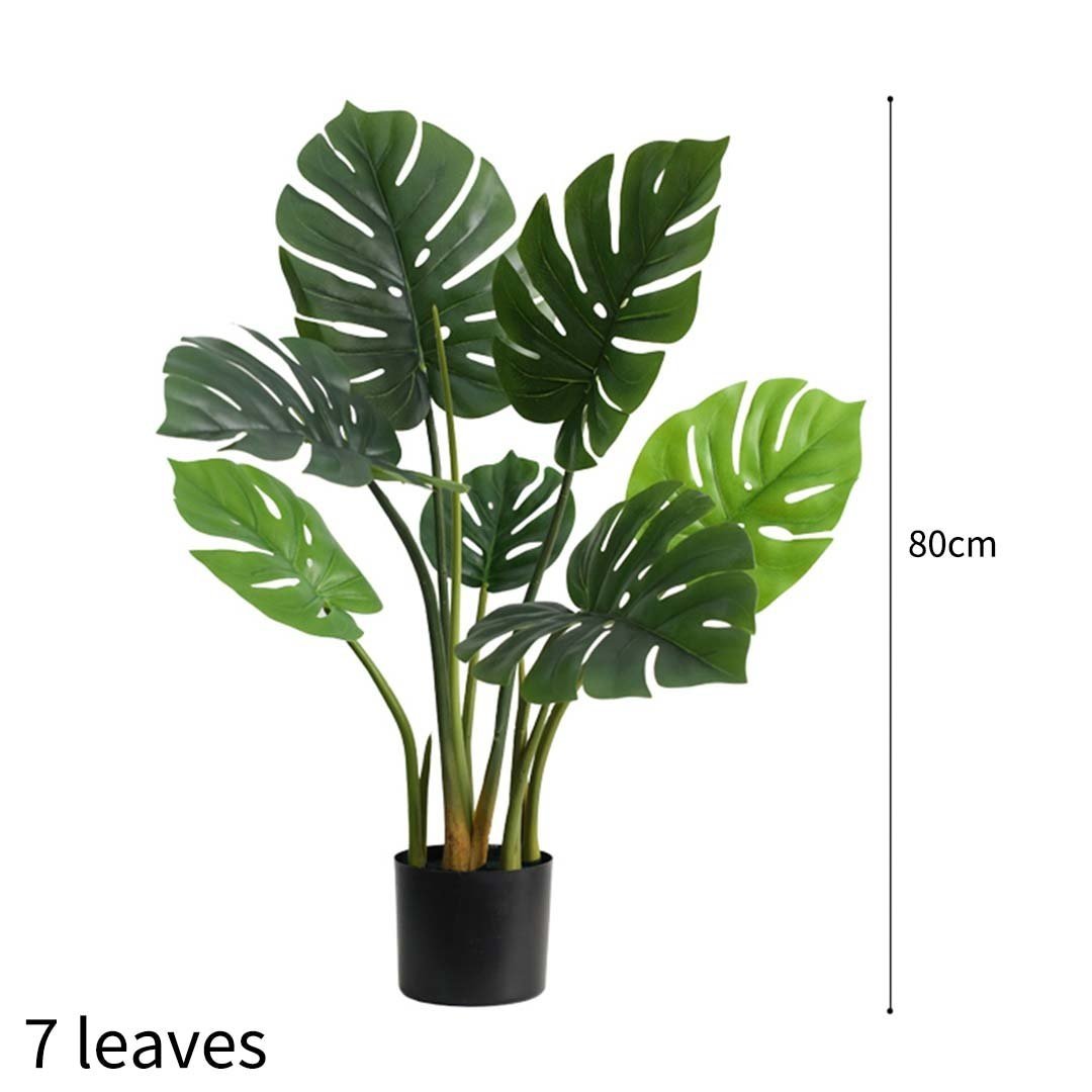 2X 80cm Artificial Indoor Potted Turtle Back Fake Decoration Tree Flower Pot Plant Fast shipping On sale