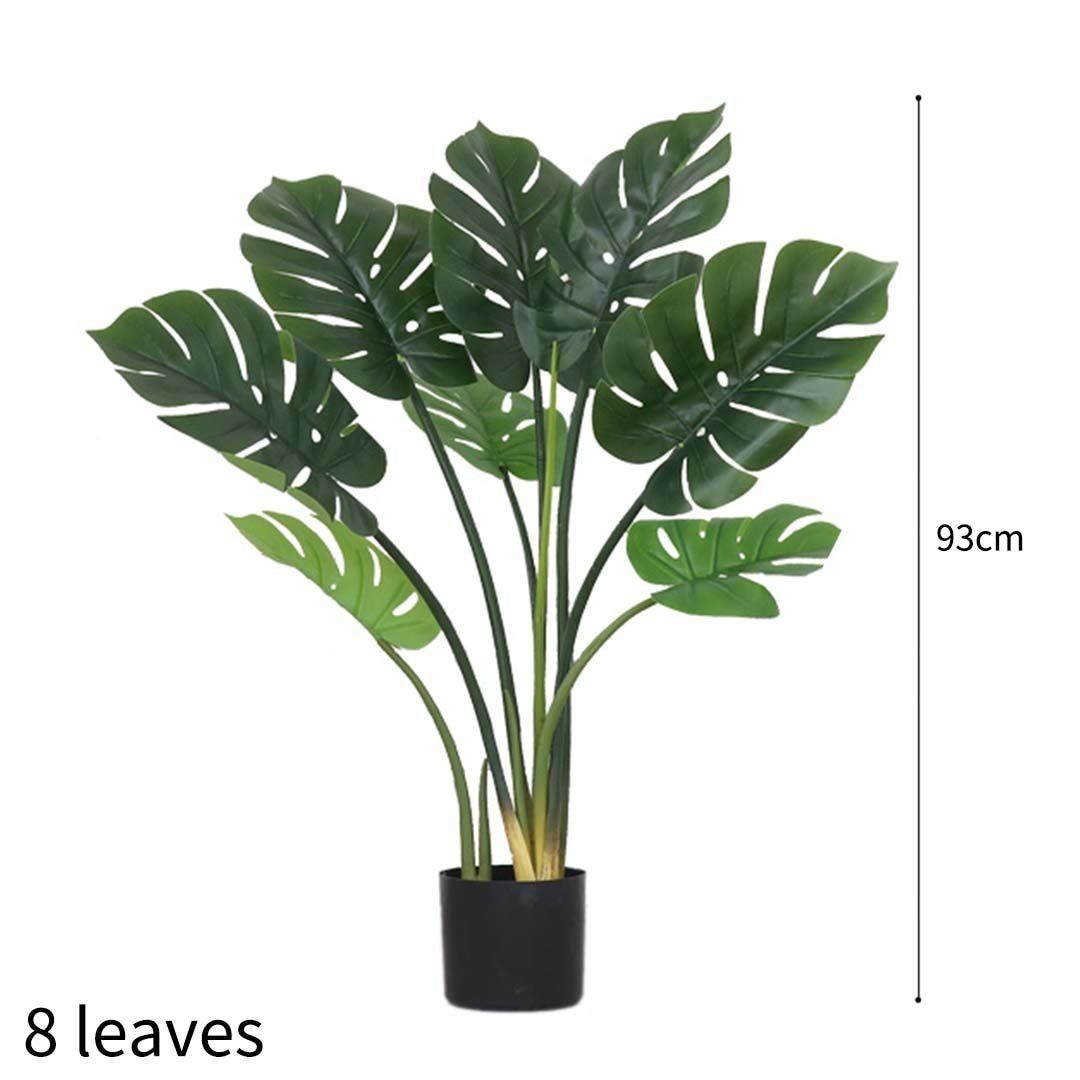 2X 93cm Artificial Indoor Potted Turtle Back Fake Decoration Tree Flower Pot Plant Fast shipping On sale