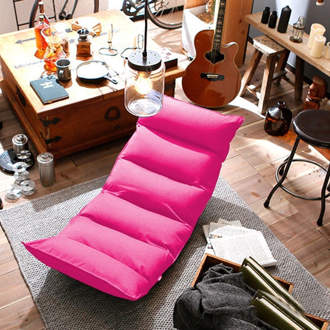 2X Foldable Tatami Floor Sofa Bed Meditation Lounge Chair Recliner Lazy Couch Pink Fast shipping On sale