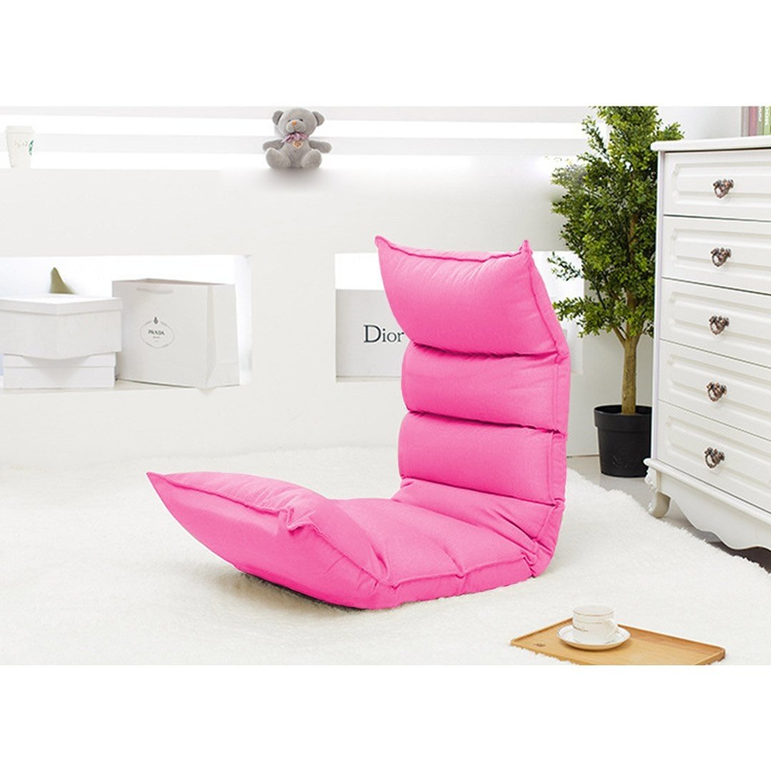 2X Foldable Tatami Floor Sofa Bed Meditation Lounge Chair Recliner Lazy Couch Pink Fast shipping On sale