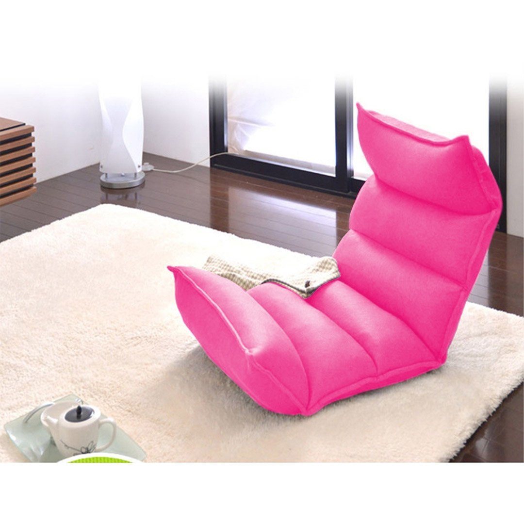 2X Foldable Tatami Floor Sofa Bed Meditation Lounge Chair Recliner Lazy Couch Pink Fast shipping On sale