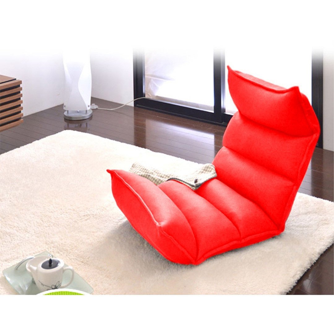 2X Foldable Tatami Floor Sofa Bed Meditation Lounge Chair Recliner Lazy Couch Red Fast shipping On sale