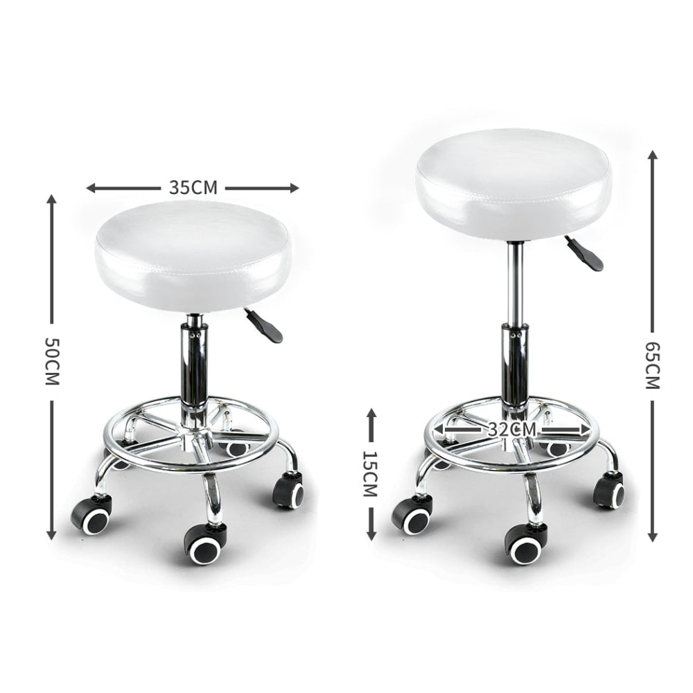 2x Levede Swivel Salon Barstool Hairdressing Stool Barber Chair Equipment Beauty Bar Fast shipping On sale